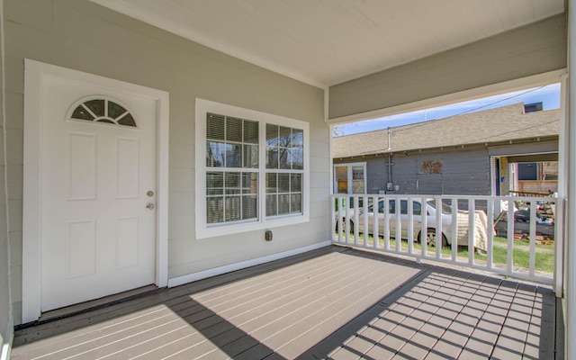 view of deck