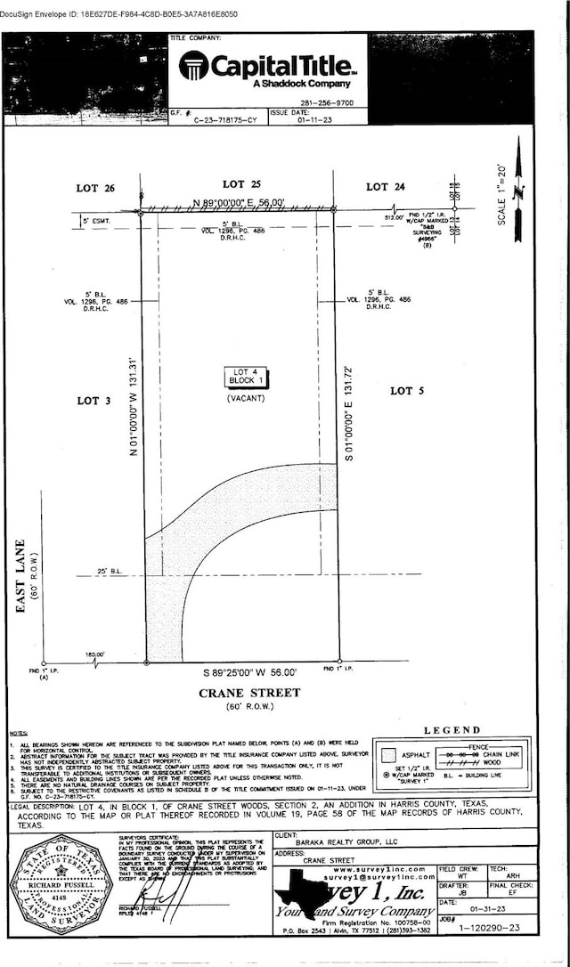 3605 Crane St, Houston TX, 77026 land for sale