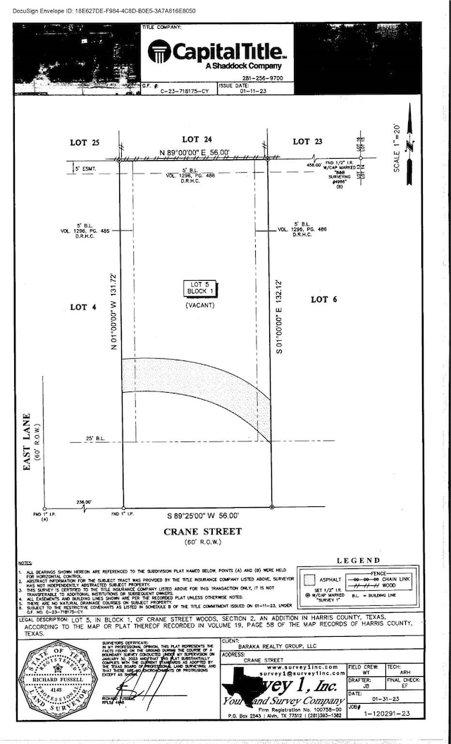 3609 Crane St, Houston TX, 77026 land for sale