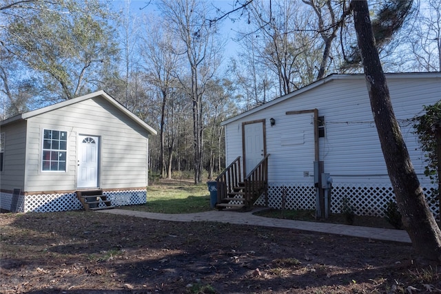 view of outbuilding