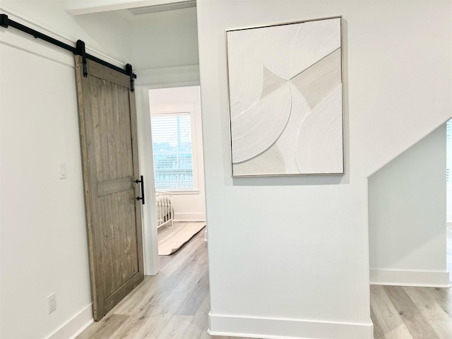 interior space featuring hardwood / wood-style floors