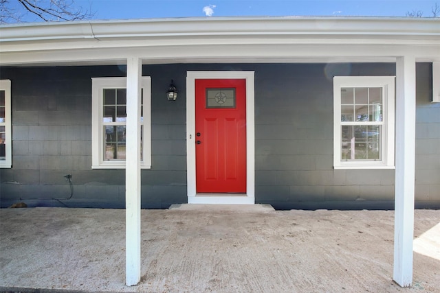 view of entrance to property