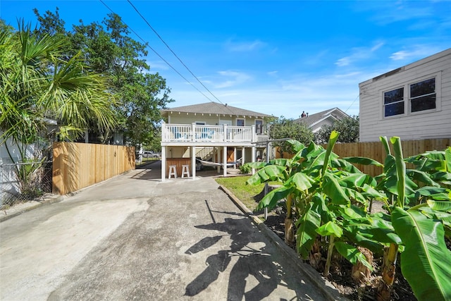 view of front of house featuring a patio area
