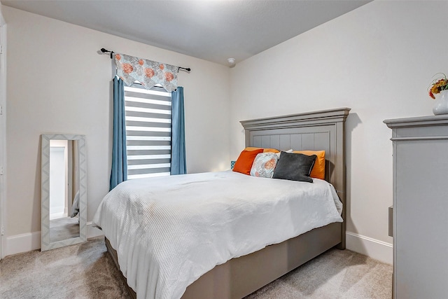 bedroom featuring carpet flooring