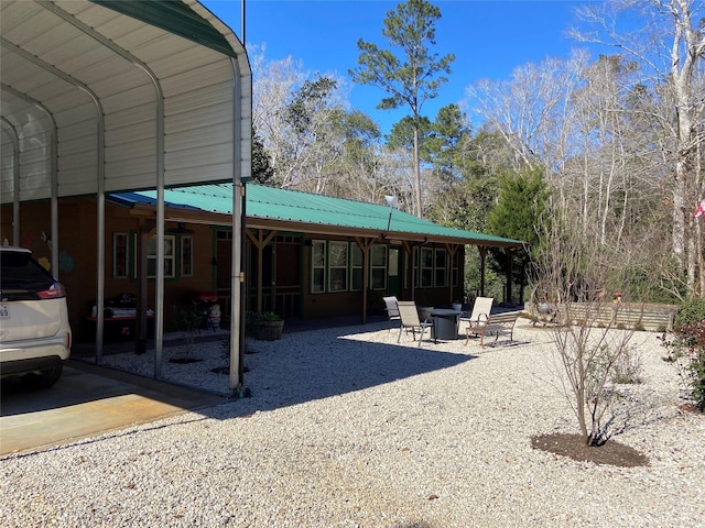 view of back of property