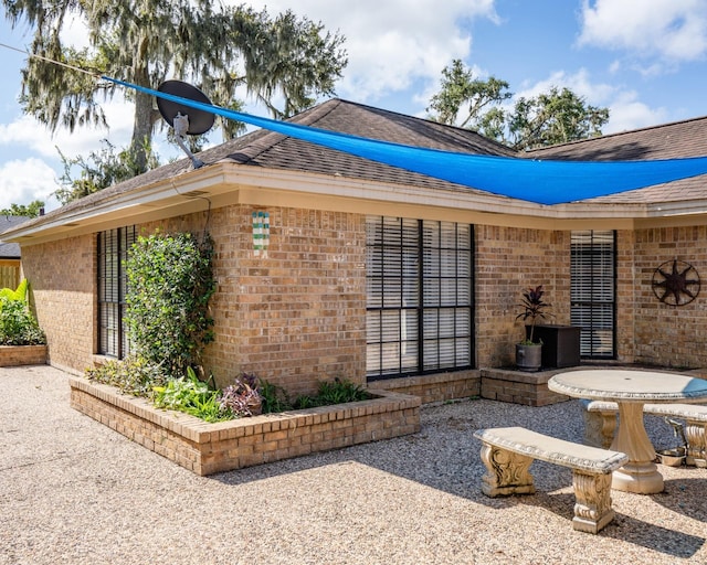 exterior space with a patio area