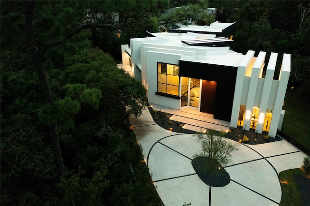 exterior space with a patio area