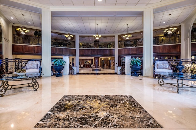 view of community lobby