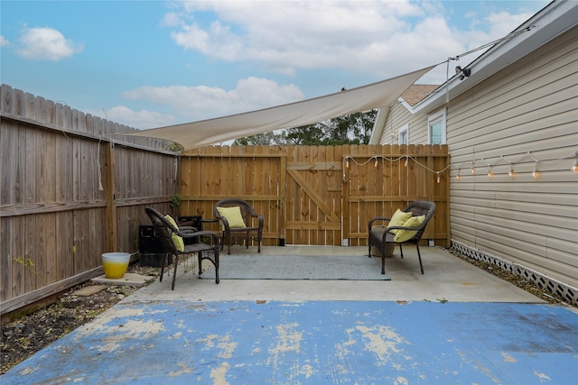 view of patio