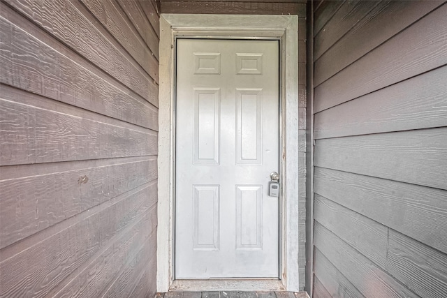 view of entrance to property