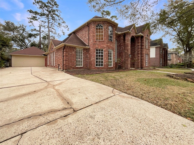 view of front property with a front yard