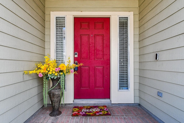 view of entrance to property