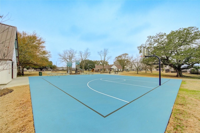 view of sport court