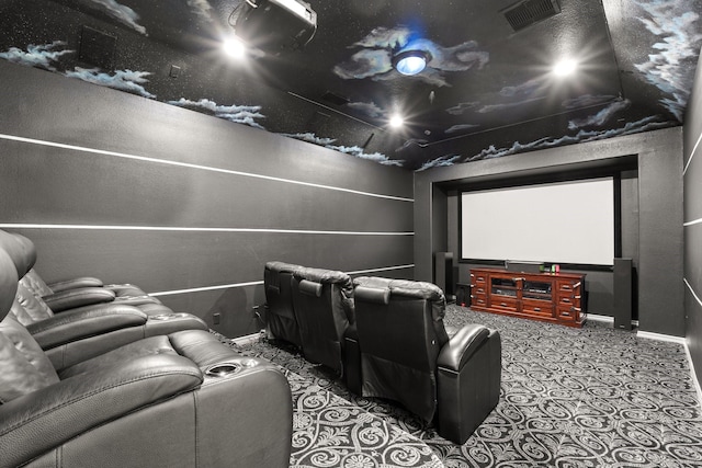 view of home theater room