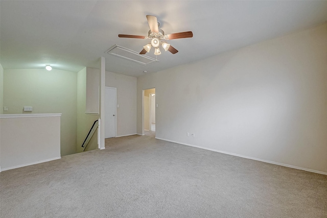 empty room with light colored carpet