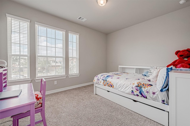 bedroom with carpet flooring