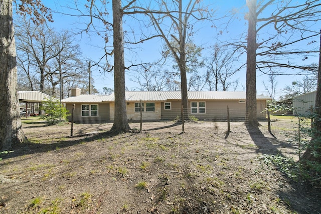 view of back of property