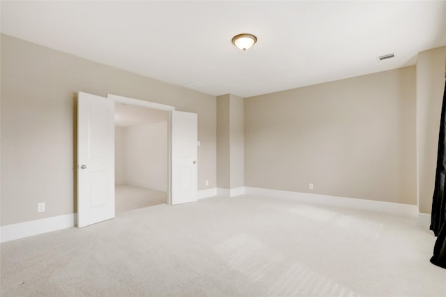 interior space with light colored carpet