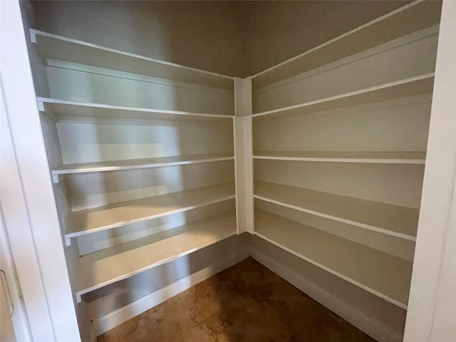 view of pantry