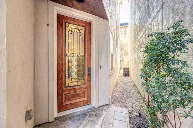 view of property entrance