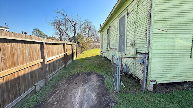 view of side of property