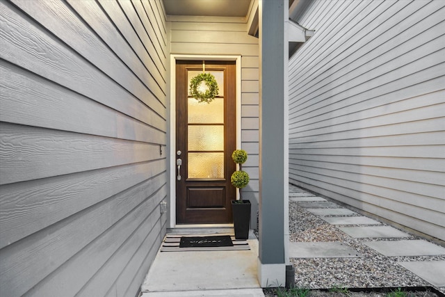 view of property entrance