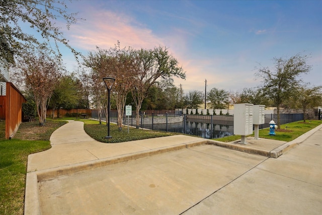 view of home's community with mail boxes