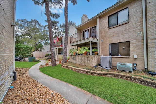 view of community with a lawn