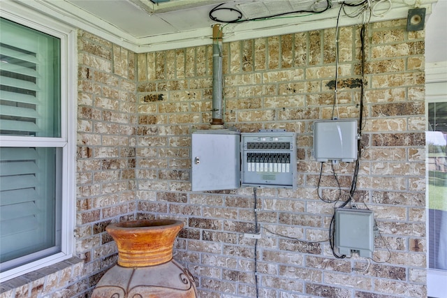 view of utility room