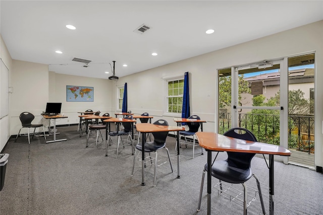 view of dining space