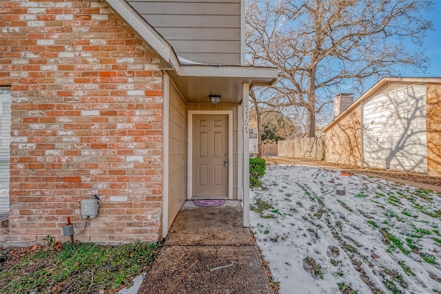 view of property entrance