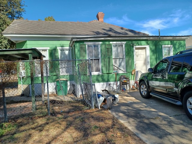 view of side of property