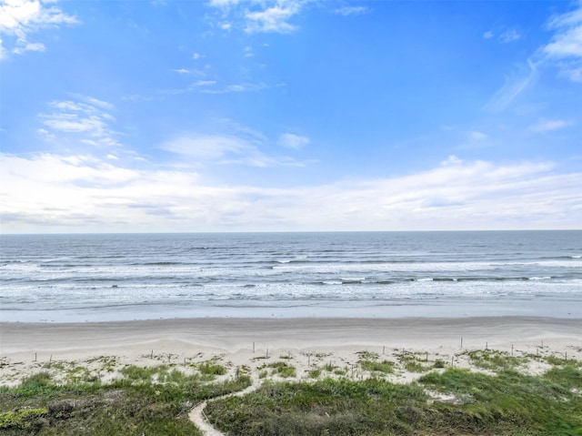 water view featuring a view of the beach