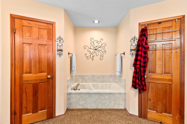 bathroom featuring a bathtub