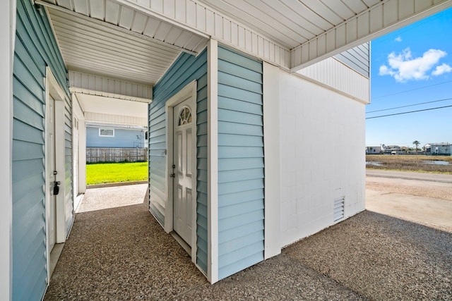 view of outbuilding