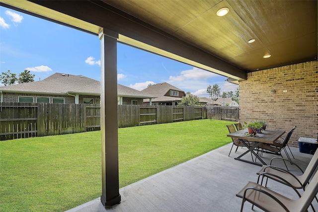 view of patio