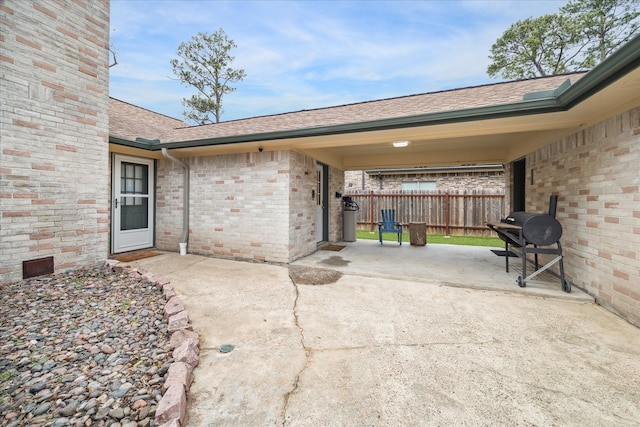 21514 Lee Rd, Humble, TX 77338 - view of patio featuring fence