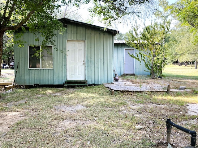 view of outbuilding