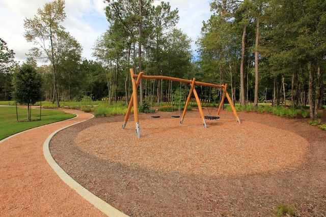 view of play area