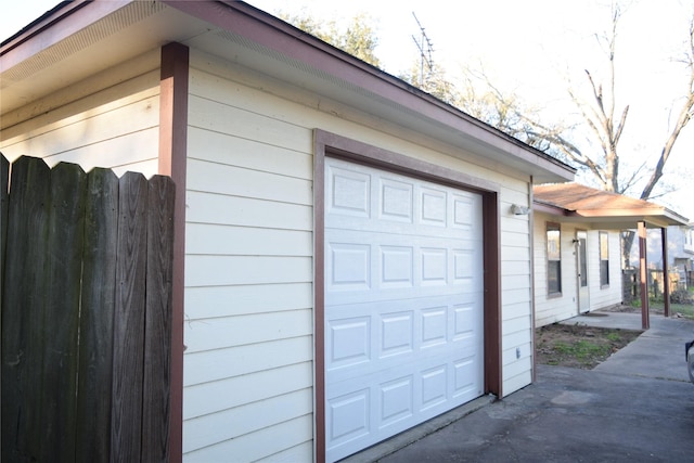 view of side of property