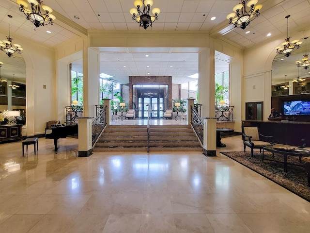 view of community lobby