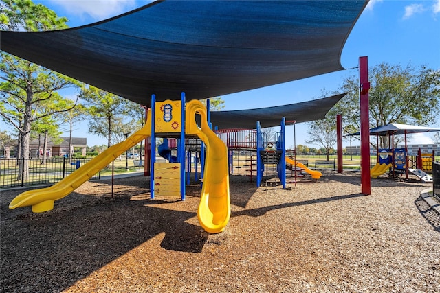 view of jungle gym