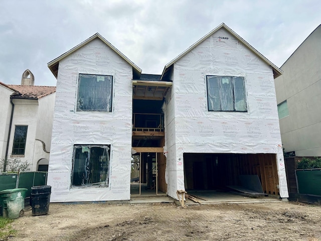 view of front of property with an attached garage