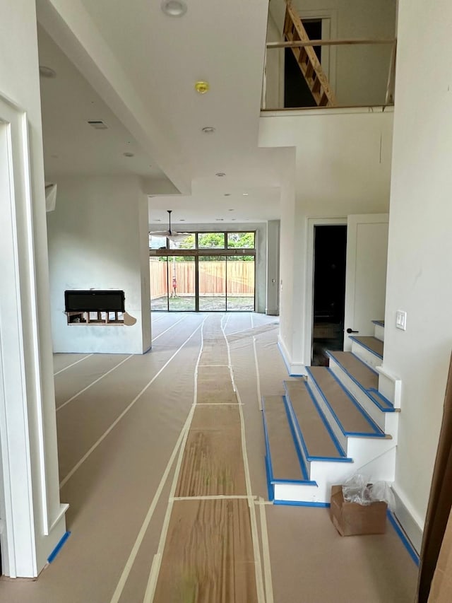 2231 Colquitt St, Houston, TX 77098 - corridor with floor to ceiling windows