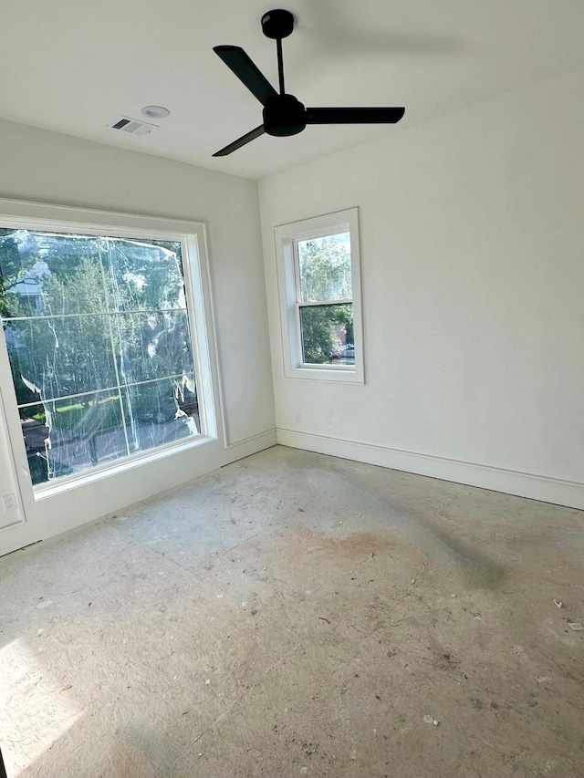 2231 Colquitt St, Houston, TX 77098 - unfurnished room with a ceiling fan and baseboards