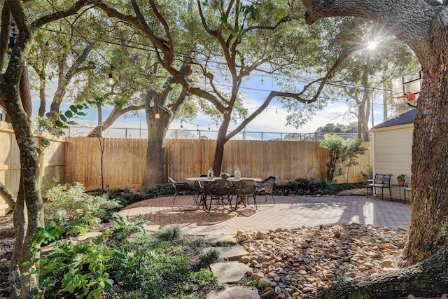 view of patio