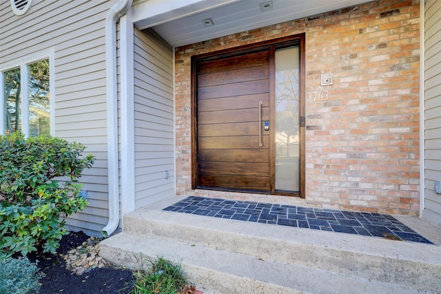 view of entrance to property