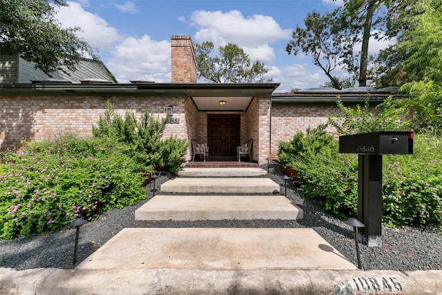 view of entrance to property