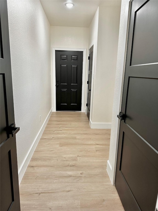 entryway featuring light hardwood / wood-style flooring