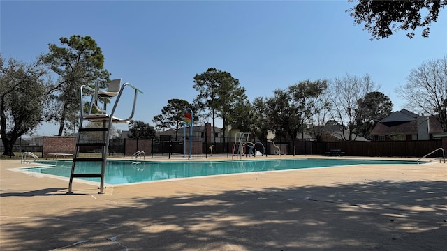 pool with fence